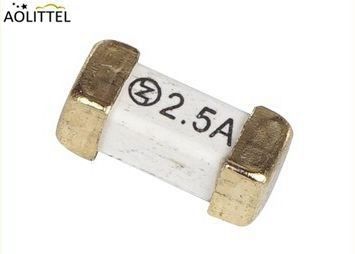 überzog Draht 6125 2410 1808 Schlag-Führungs-Gold der Airtime-Verzögerung Suface-Berg-Sicherungs-250V 2A im langsamen