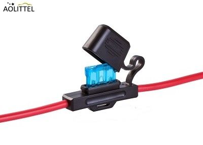 Automobilspritzwasserdichter Selbstsicherungs-Inline-Halter nach Maß 9012 für Druckluftanlasser-ATO-Sicherung 1A~30A