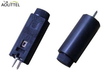 Vertikale 5x20mm Shocksafe zylinderförmiger PWB-Sicherungs-Halter PTF-45 10 Ampere 250 Volt mit Überwurfmutter 10 Millimeter Pin-Abstand