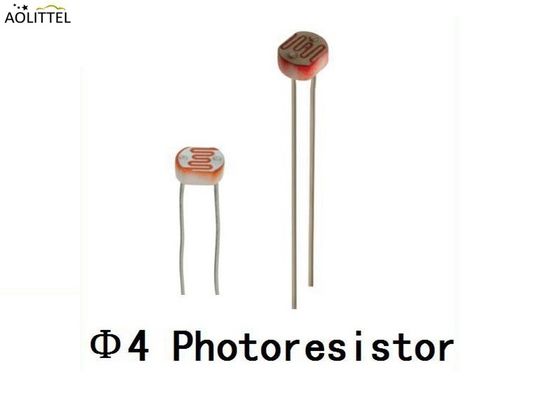 4mm Durchmesser-CD-fotoleitender Fotozelle Photoresistor-Lichtsensor 540nm für Kamera-Belichtung