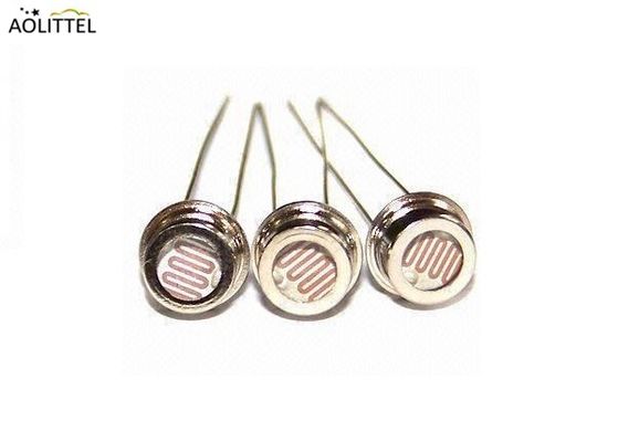 LDR-Photoresistor-Lichtsensor Verkapselung Durchmessers 5mm Metallmit Dunkelwiderstand 0.2-20 MOhm