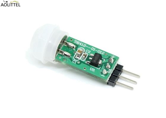 Modul-passiver Infrarotbewegungs-Sensor SB412 3M--5mminiaturprüfer-PIR Dectector mit Fresnellinse PWB-Widerstand