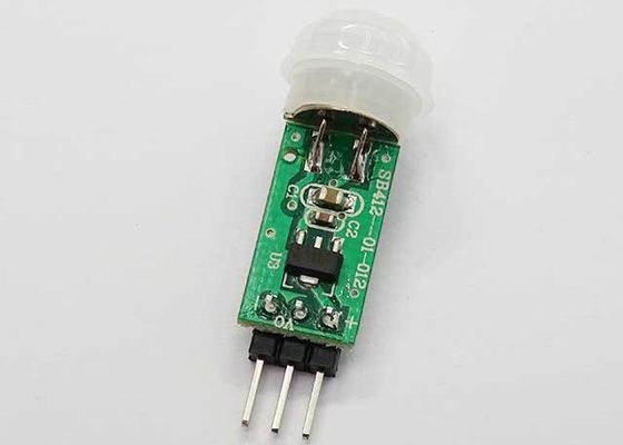 Modul-passiver Infrarotbewegungs-Sensor SB412 3M--5mminiaturprüfer-PIR Dectector mit Fresnellinse PWB-Widerstand
