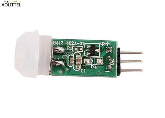 Modul-passiver Infrarotbewegungs-Sensor SB412 3M--5mminiaturprüfer-PIR Dectector mit Fresnellinse PWB-Widerstand