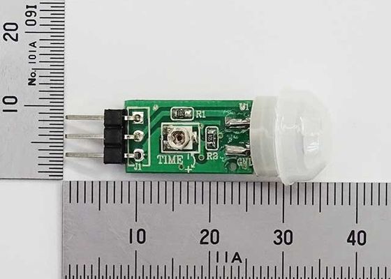 Modul-passiver Infrarotbewegungs-Sensor SB412 3M--5mminiaturprüfer-PIR Dectector mit Fresnellinse PWB-Widerstand