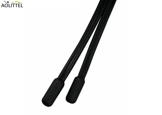 TEMPERATURFÜHLER 10KΩ±1% B2550=3950±1% TPE-IP68 Mikroeinspritzungs-6x15mm NTC mit Flachkabel des B-AWG26# 2 Meter