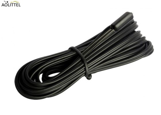 TEMPERATURFÜHLER 10KΩ±1% B2550=3950±1% TPE-IP68 Mikroeinspritzungs-6x15mm NTC mit Flachkabel des B-AWG26# 2 Meter