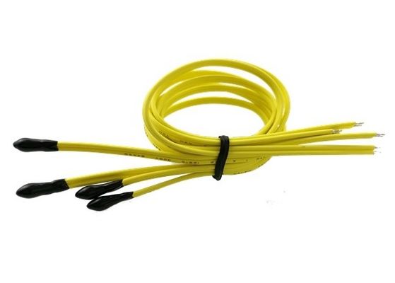 Thermisch versiegelte leitfähiger Epoxy-Kleber AEC-Q200 Thermistor 30KOhm 3950 der Perlen-NTC mit Kabel UL4411 24AWG 2C 125C 300V