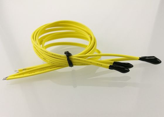 Thermisch versiegelte leitfähiger Epoxy-Kleber AEC-Q200 Thermistor 30KOhm 3950 der Perlen-NTC mit Kabel UL4411 24AWG 2C 125C 300V