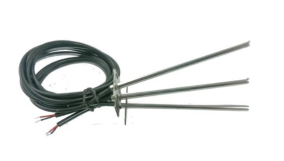 Kühlschrank-Rohr-Mikrotemperaturfühler 10K 3380 600mm mit Edelstahl-Flansch-Berg für zentrale Klimaanlage