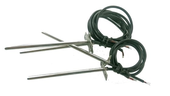 Kühlschrank-Rohr-Mikrotemperaturfühler 10K 3380 600mm mit Edelstahl-Flansch-Berg für zentrale Klimaanlage