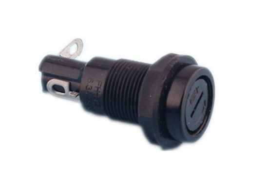 Gekerbter Berg Kappe Fingergrip Schock-sicherer vertikaler PWB-Sicherungs-Halter H3-02 10A 250VAC für 5x20mm zylinderförmige Glasrohr-Sicherung