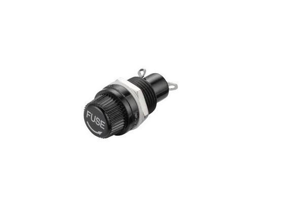 Entflammbarkeits-schraubenartiger Patrone PWB-Sicherungs-Halter-Kasten-Miniaturblock UL94 V0 für 5x20mm keramische Rohr-Sicherungen 10A 250V