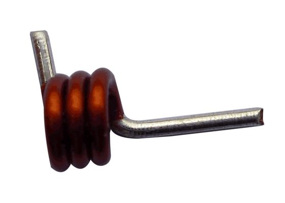Hohes Q bildete geformte Heteromorphic rote kupferne Luft-Kern-Spule reparierte Induktoren 3 Drehungen 300C für für VHF-UHF Rf-Anwendung