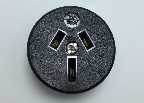 Residentthermoplastische 94V-2 Australien Energie-elektrischer Sockel-Ausgang 3 Pole 15 Ampere 250VAC international Wechselstrom-Behälter-
