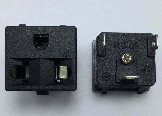 Australien US Großbritannien des Brasilianer-3Pin EU nach Brasilien verstopfen Wechselstrom-Sockel-Ladegerät-Adapter-Reise-Konverter-Schwarz-Ausgang