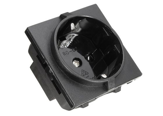 EU 440 DES LÄRM-49 verstopfen Sockel RG-02 250V 16A IP20 der Standard-Ausgang-den einzelnen Stecker-Wand-europäischen Macht Wechselstroms Schuko wasserdicht