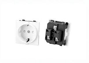 EU 440 DES LÄRM-49 verstopfen Sockel RG-02 250V 16A IP20 der Standard-Ausgang-den einzelnen Stecker-Wand-europäischen Macht Wechselstroms Schuko wasserdicht