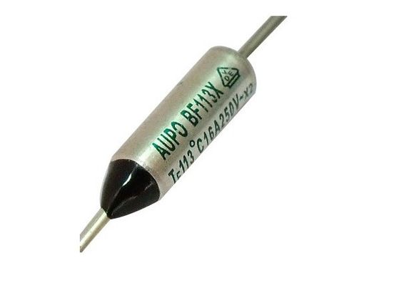Abkürzungs-Sicherung TF 142℃ 250V 16A BF142X Aupo thermische Gehäusetemperatur-Thermostat-Sicherung axiale verbleite Metallmit Vde ROHS CCC