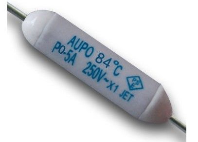Aupo P3-F Pico axiales verbleites Subminiature Kugel-keramisches thermisches Sicherung TF-Abkürzungs-125C 250V 2A für Klimaanlage