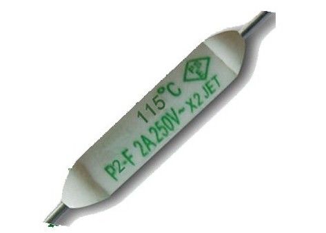 Aupo P3-F Pico axiales verbleites Subminiature Kugel-keramisches thermisches Sicherung TF-Abkürzungs-125C 250V 2A für Klimaanlage