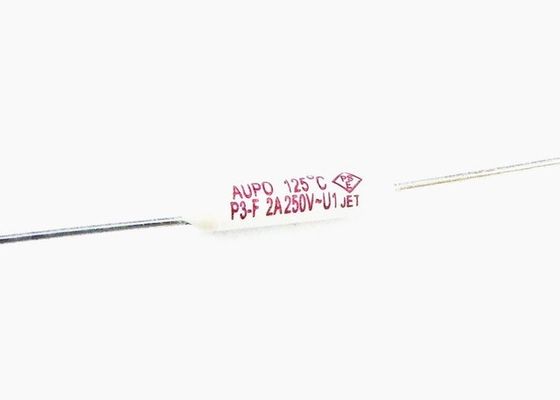 Aupo P3-F Pico axiales verbleites Subminiature Kugel-keramisches thermisches Sicherung TF-Abkürzungs-125C 250V 2A für Klimaanlage