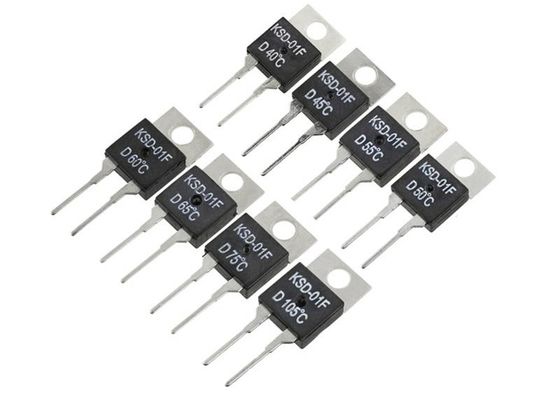 TO-220 zurückstellen-bimetallischer Temperaturüberwachungs-Schalter-Thermostat-thermische Abkürzung Fus des Paket-KSD-01F 85C NC normaler geschlossener Selbst