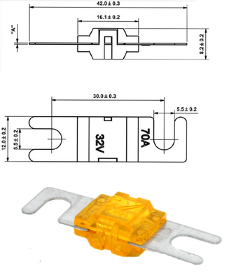 ANS AUTO Sicherungen 32V 20A 30A 40A 50A 60A 70A 80A 100A 120A 125A 150A 175A 200A