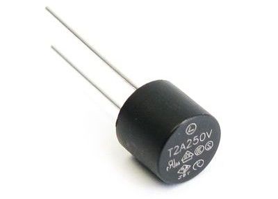 8.5x7.2mm SR-5-2A-AP, die Subminiature sind, sortierten ringsum Plastikverzögerungs-Mikrosicherung SRT1200A T2A250V mit der Führung, die 5.08mm sperrt