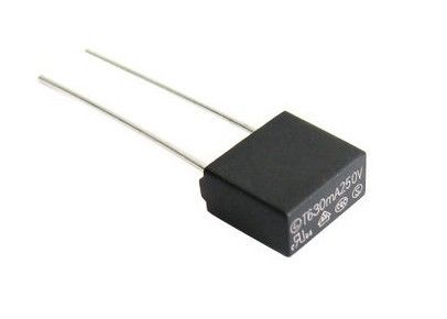 Roter Phosphor freier quadratischer langsamer Schlag Pastic Mikrosicherung 100mA-6.3A 8.4x7.2x4.0mm mit Nennspannung 125V 250V 300V 350V