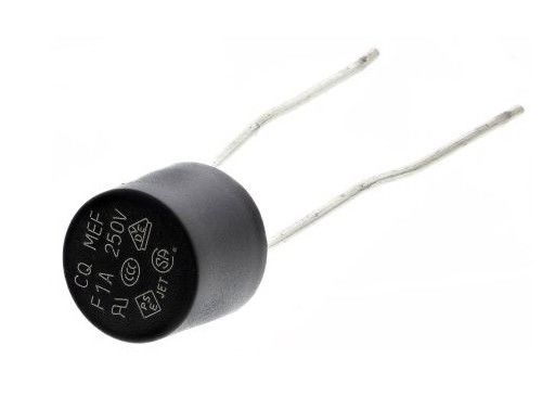 Vde schnelle verantwortliche zylinderförmige Plastikkappen-Subminiature Sicherung MEF-001 F1A 250V 8.35x7.7mm mit Band-Massen-Paket