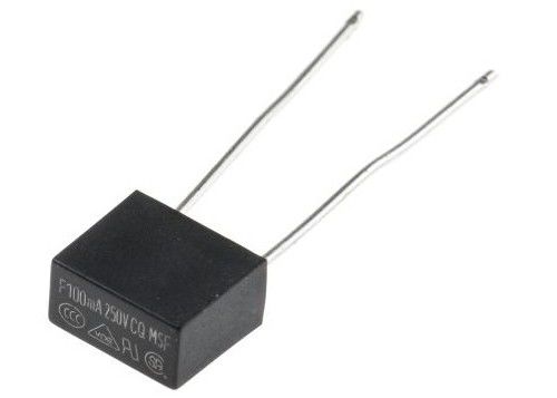 Munitions-Satz-verbleiter schwarzer thermoplastischer schneller radialschlag-Mikrosicherung MSF 005 F5A 250V 8.35x7.7mm UL-Vde CSA