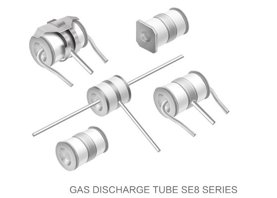 Niedriger Gasentladungslampe GDT 75-600V 20% 10KA der Kapazitanz-SE8 der Reihen-3 keramischer der Elektroden-8x10mm für Stromversorgung
