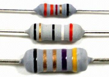 0.25W 0.5W 0.6W 1W 2W 3W fasten flammenfester schmelzbarer Metallschichtwiderstand 0.1OHM-1KOHM