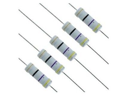 Miniaturisiertes Oxidfilmgrau MOF nicht brennbares Metalldes widerstand-470R 5W 700V 470 des Ohm-2485