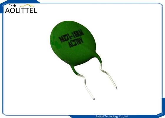 Silikonumhüllter informierender Degaussing PTC-Thermistor MZ71-18RM AC270V 14mm 18Ohm TC 60C für Farbe-Fernsehen