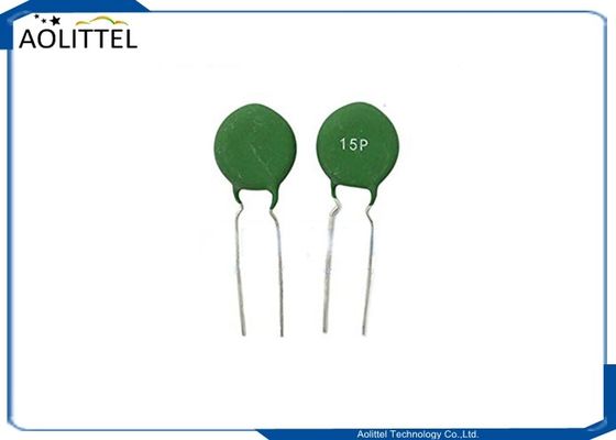 Neigung 5mm 100R 15mm Thermistor PTC 15P 15mm 120 Grün des Grad-thermischen Widerstand-200mA für Telekommunikation Wechselstrom-Stromkreis