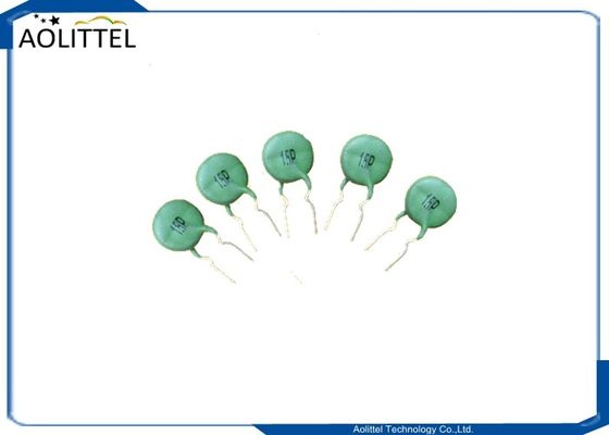 Neigung 5mm 100R 15mm Thermistor PTC 15P 15mm 120 Grün des Grad-thermischen Widerstand-200mA für Telekommunikation Wechselstrom-Stromkreis