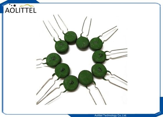 Neigung 5mm 100R 15mm Thermistor PTC 15P 15mm 120 Grün des Grad-thermischen Widerstand-200mA für Telekommunikation Wechselstrom-Stromkreis
