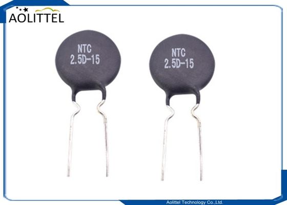 Koeffizient-Neigung 7.5mm der Disketten-NTC des Thermistor-2.5D-15 2,5 des Ohm-15mm negative der Temperatur-7A