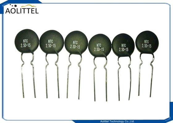 Koeffizient-Neigung 7.5mm der Disketten-NTC des Thermistor-2.5D-15 2,5 des Ohm-15mm negative der Temperatur-7A