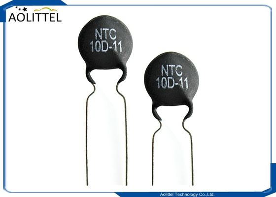 Thermistor 11mm 3A der Einschaltstrom-der entstör-10D-11 Disketten-NTC 10 Ohm +/--20% 10D11 P7.5mm
