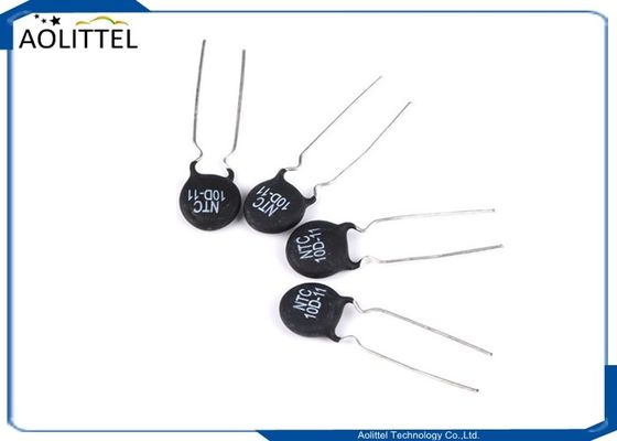 Thermistor 11mm 3A der Einschaltstrom-der entstör-10D-11 Disketten-NTC 10 Ohm +/--20% 10D11 P7.5mm