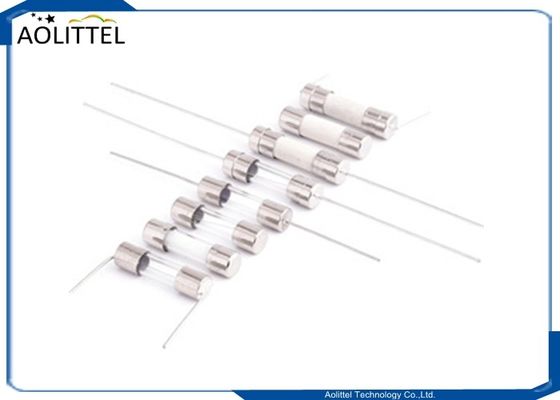 Patronensicherungen 3AB 3AG 6.35x32mm schnell fungierende 5A Glasrohr-Sicherung 6.250MFC1500A Wechselstroms 250V 125V
