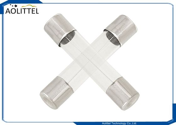 Patronensicherungen 3AB 3AG 6.35x32mm schnell fungierende 5A Glasrohr-Sicherung 6.250MFC1500A Wechselstroms 250V 125V